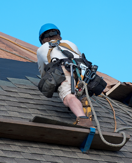 CRoofers installing a new residential roofing system on a home in the Capital Region – new roof installation by Mastaba Roofing